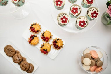 Düğün resepsiyonu çikolata