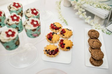 Düğün resepsiyonu çikolata