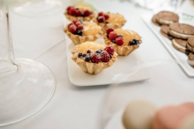 Düğün resepsiyonu çikolata