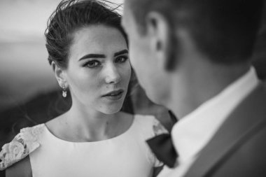 Mutlu güzel gelin ve damat 