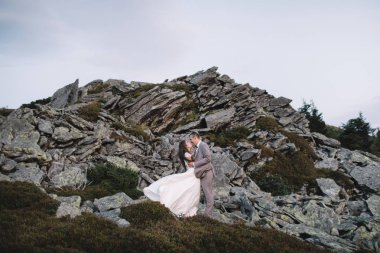 Mutlu güzel gelin ve damat 