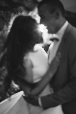 Mutlu güzel gelin ve damat 