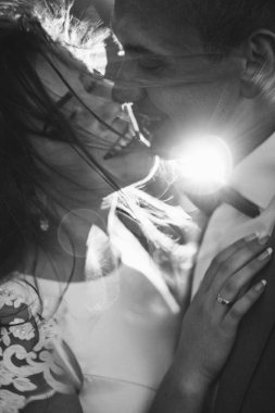 Mutlu güzel gelin ve damat 