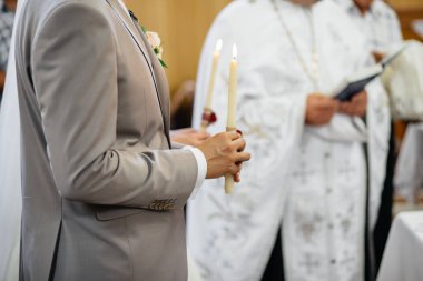 damat ve gelin Kilisesi töreni