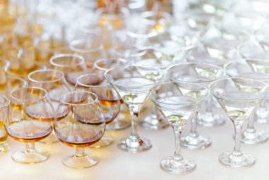 Alkol içki bar düğün. 