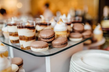 Lezzetli düğün Resepsiyon çikolata 