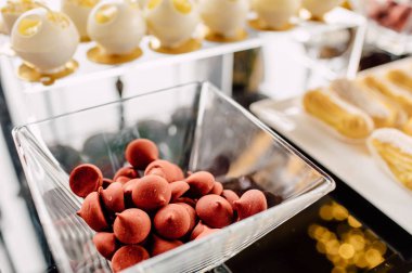 Lezzetli düğün Resepsiyon çikolata