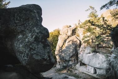 Yeşil dağlar manzarası