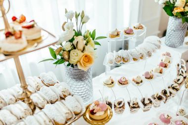 Lezzetli düğün Resepsiyon çikolata