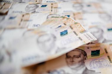  Beş yüz Ukraynalı hryvnias banknotlar