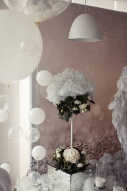 Düğün töreninde dekorasyon