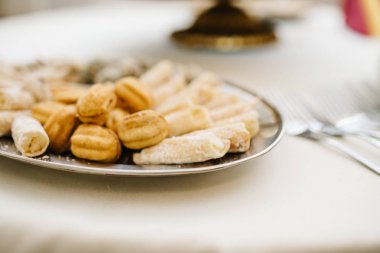 Düğün rustik kurabiye, şeker çubuğu.