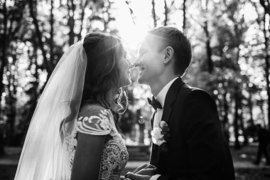 güzel gelin ve damat, düğün günü 