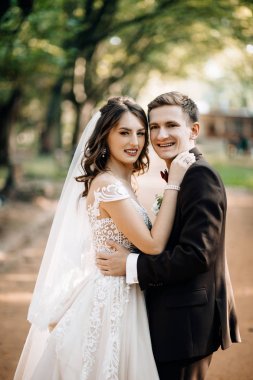 güzel gelin ve damat, düğün günü 