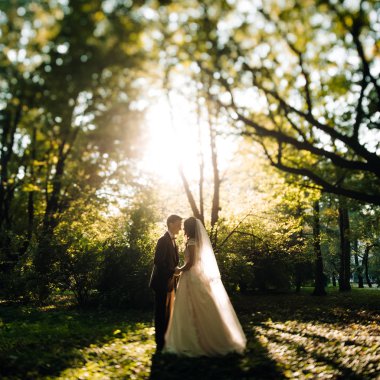 güzel gelin ve damat, düğün günü 