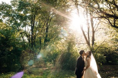 güzel gelin ve damat, düğün günü 