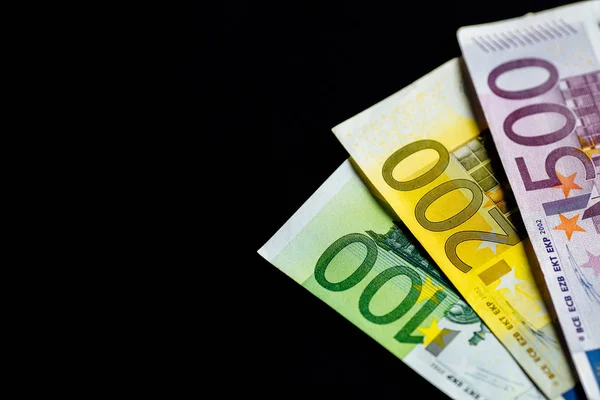 Billets Euros Billets Euros Différents — Photo