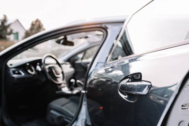 Yeni modern araba iç.