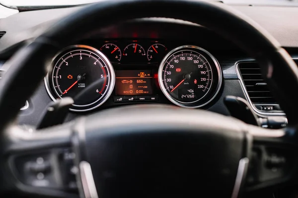 Interior Novo Carro Moderno — Fotografia de Stock