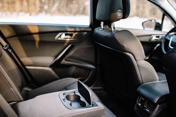 Interior New Modern Car — Stock Photo, Image