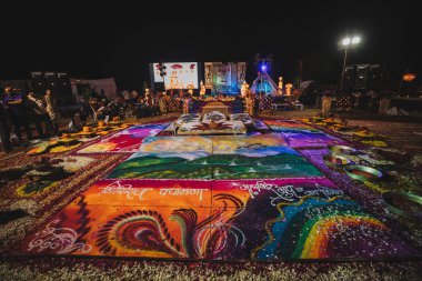 Hindistan'da düğün kutlama için Hint yer