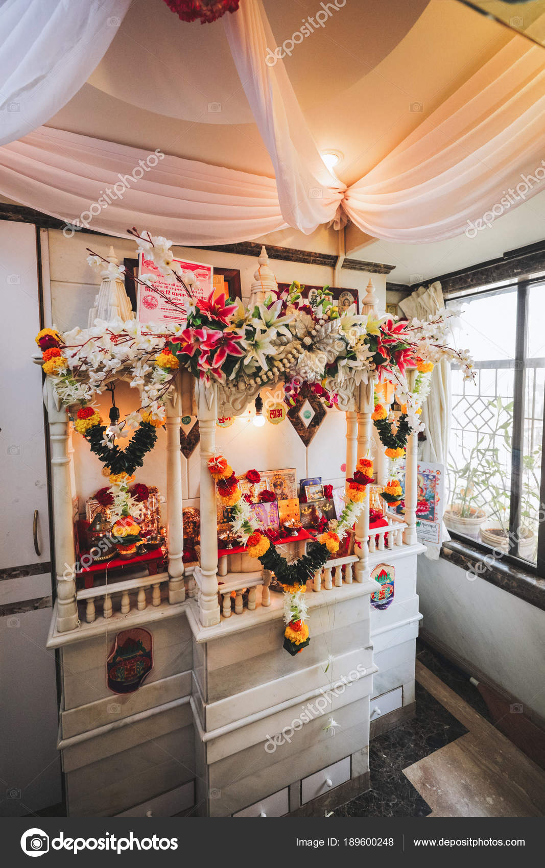 Beautiful Indian Wedding Decoration Stockfoto C Vaksmanv101 189600248