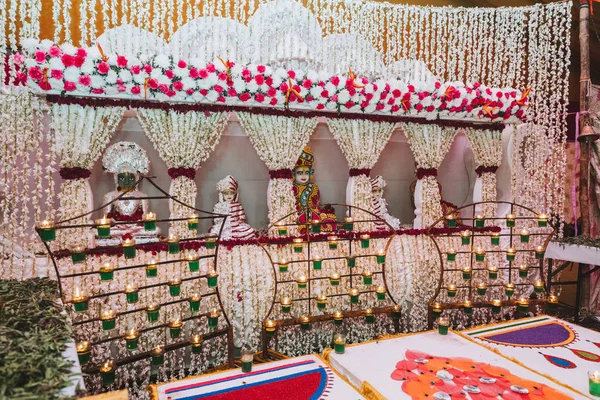 Decorações Para Sankranthi Indiano Indian Hindu Festival — Fotografia de Stock