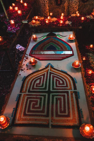 Arte Rua Índia Todos Festivais Hindus Sankranthi Indiano Indian Hindu — Fotografia de Stock