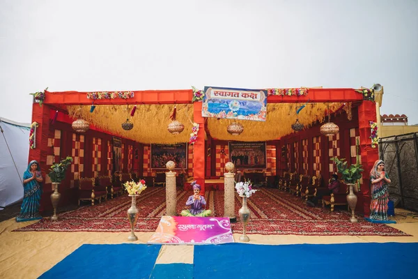 Decorações Para Sankranthi Indiano Indian Hindu Festival — Fotografia de Stock