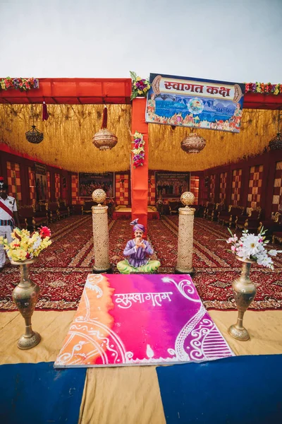 Decoraciones Para Indio Sankranthi Festival Hindú Indio — Foto de Stock