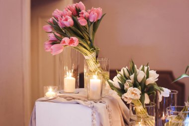 Güzel düğün buket arka plan üzerinde