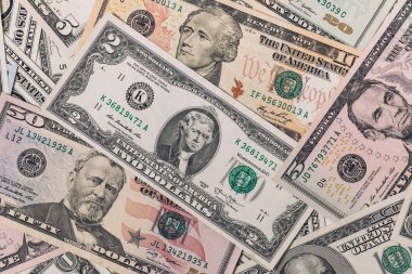 Karışık dolar, para arka plan