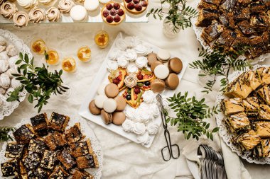 Şeker büfesi lezzetli tatlılar