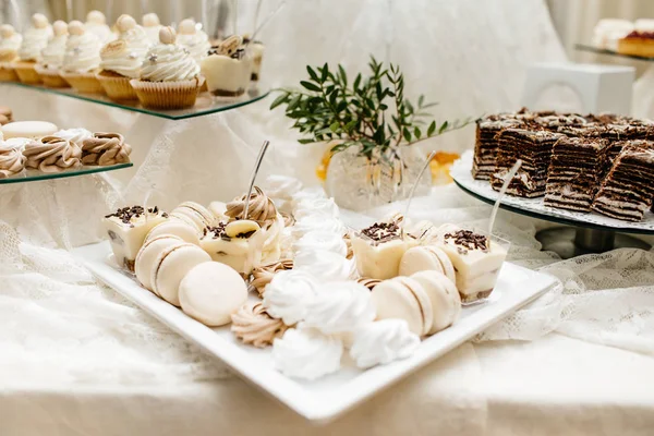 Dulciuri Delicioase Bufet Bomboane — Fotografie, imagine de stoc