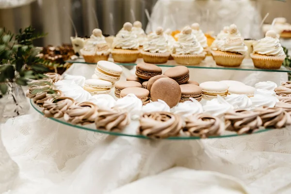 Deliciosos Doces Buffet Doces — Fotografia de Stock