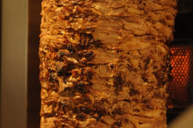 Shawarma et kesim hazırlanan