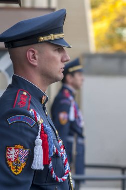 Prag, Çek Cumhuriyeti - 2 Ekim 2017: kıtası değiştirme 