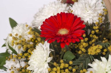 çiçek buketi kadar kapatın