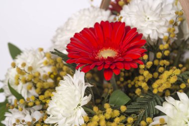 çiçek buketi kadar kapatın