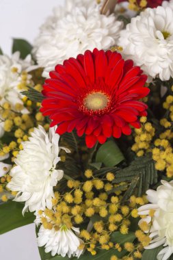 çiçek buketi kadar kapatın