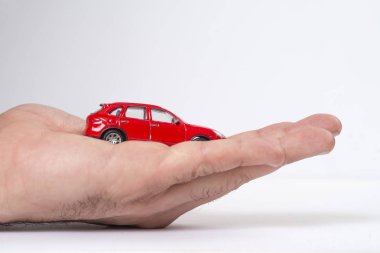 Arabanın korunması. İş konsepti.