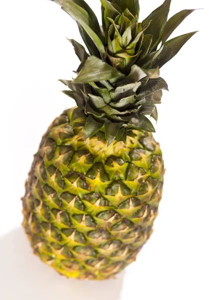 Verse Ananas Witte Achtergrond — Stockfoto