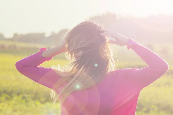 Mujeres Estilo Vida Saludable Sol — Foto de Stock