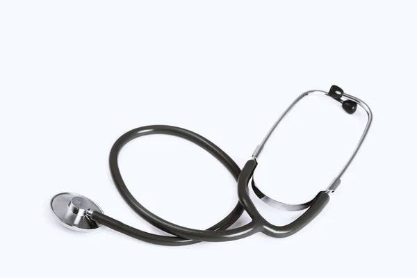 Stethoscope Checking Pulse White Background — Stock Photo, Image