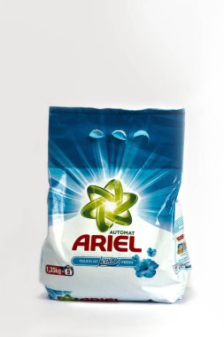 Prague, Czech republic Mart 27, 2018:Ariel Washing Powder