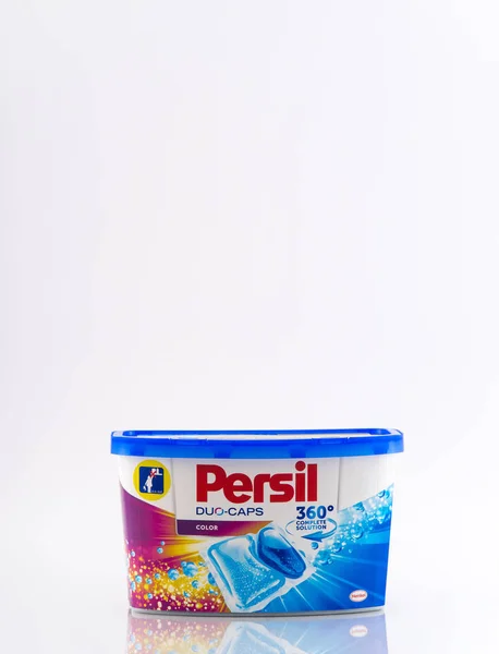 Prague Czech Republic December 2018 Persil Duo Caps Color Laundry —  Fotos de Stock