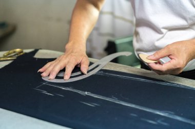 terzi dikiş, el ile desenlendirme,