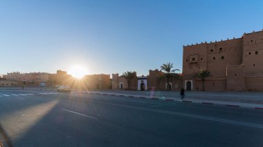Ünlü eski Kasbah Taourirt Doğu Ouarzazate, Fas