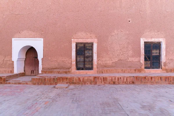 Внутрішнє оздоблення taourirt kasbah. Ouarzazate. Кращі з Марокко. — стокове фото