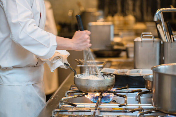 chef cooking in the kitchen
